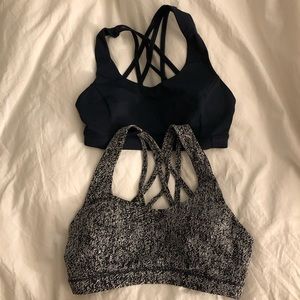 2 Lulu Lemon Sports Bras with Removable  Padding